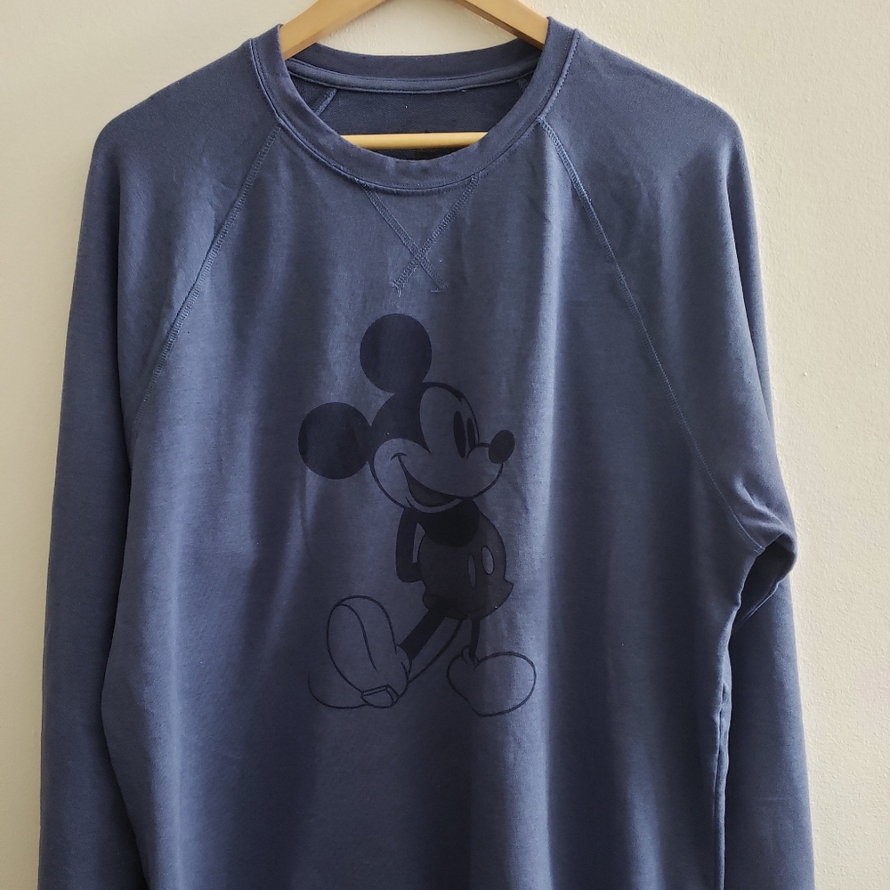 Navy Disney crew neck